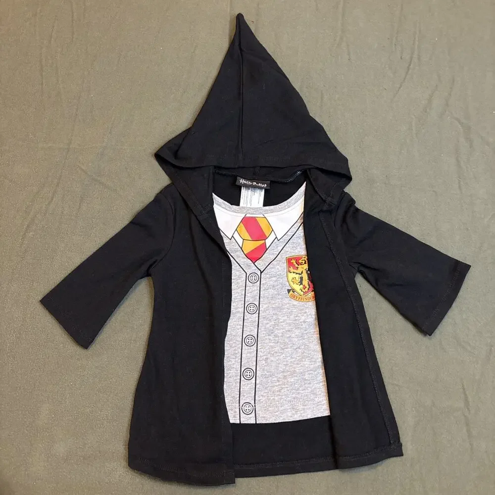 Harry Potter Gryffindor Infant Costume Shirt - robe Pants Set Halloween Cosplay